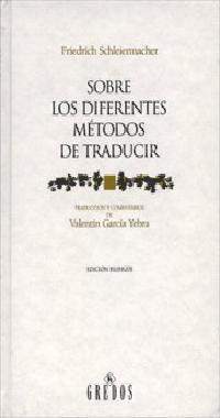 SOBRE DIFERENTES METODOS TRADUCI | 9788424922726 | SCHLEIERMACHER