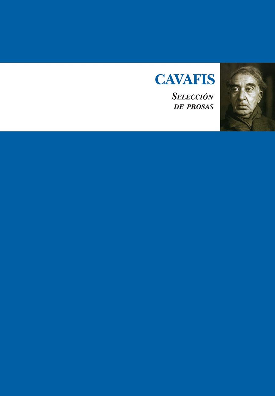 SELECCIÓN DE PROSAS | 9788417044718 | CAVAFIS, CONSTANTINO