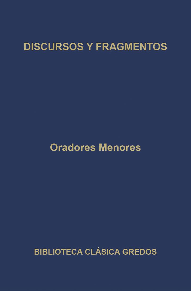 DISCURSOS Y FRAGMENTOS | 9788424922597 | VARIOS AUTORES