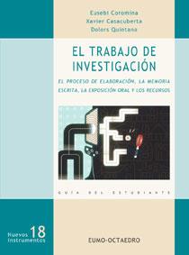 TRABAJO DE INVESTIGACION NI-18 | 9788480635486 | COROMINA, EUSEBI; CA