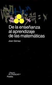 DE LA ENSEÑANZA AL APRENDIZAJE D | 9788449312595 | GOMEZ, J.