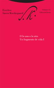 O LO UNO O LO OTRO | 9788481648072 | KIERKEGAARD