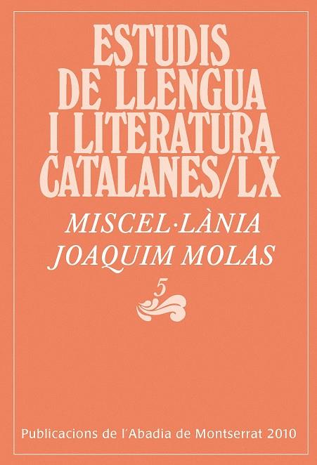 ESTUDIS DE LLENGUA I LITERATURA | 9788498832365 | MOLAS