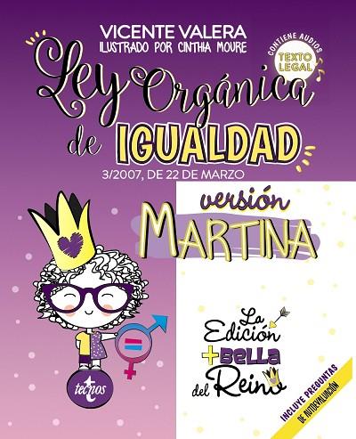 LEY ORGÁNICA DE IGUALDAD. VERSIÓN MARTINA | 9788430978922 | VALERA, VICENTE