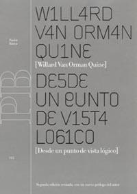 DESDE UN PUNTO DE VISTA LOGICO | 9788449312977 | QUINE, W.V.O.