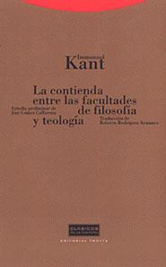 CONTIENDA ENTRE LAS FACULTADES | 9788481643237 | KANT