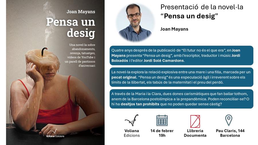 Presentació «Pensa un desig» de Joan Mayans - 