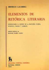 ELEMENTOS DE RETORICA LITERARIA | 9788424912154 | LAUSBERG