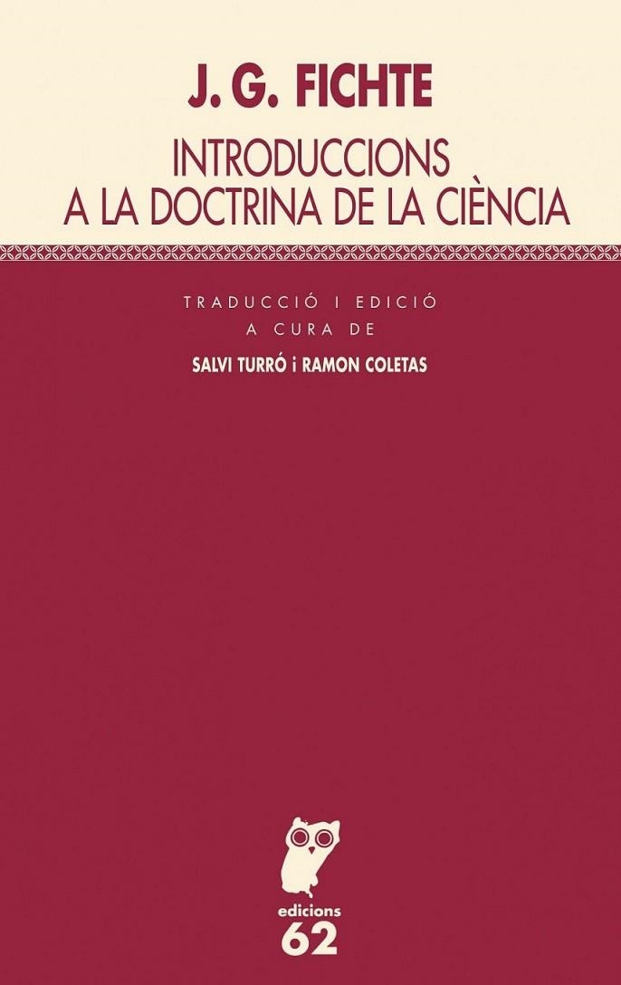 INTRODUCCIONS A LA DOCTRINA DE.. | 9788429755572 | FICHTE