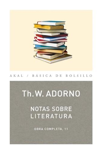 NOTAS SOBRE LITERATURA O.C. | 9788446016717 | ADORNO, THEODOR W.