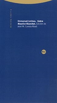 SOBRE MAURICE BLANCHOT | 9788481644043 | EMMANUEL LEVINAS