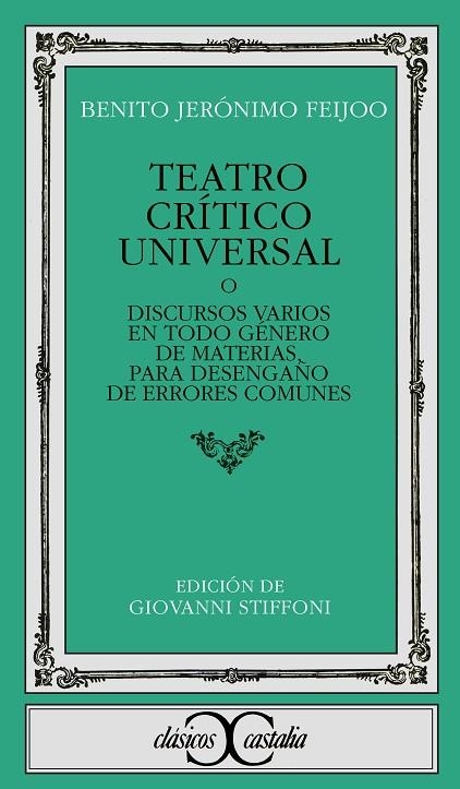 TEATRO CRITICO UNIVERSAL | 9788470394690 | FEIJOO