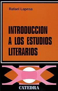 INTRODUCCIÓN ESTUDIOS LITERARIOS | 9788437600178 | LAPESA