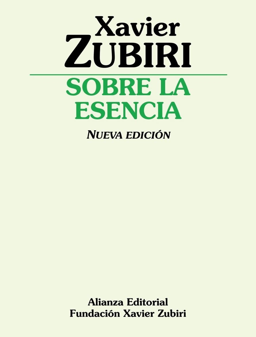 SOBRE LA ESENCIA | 9788420691442 | ZUBIRI