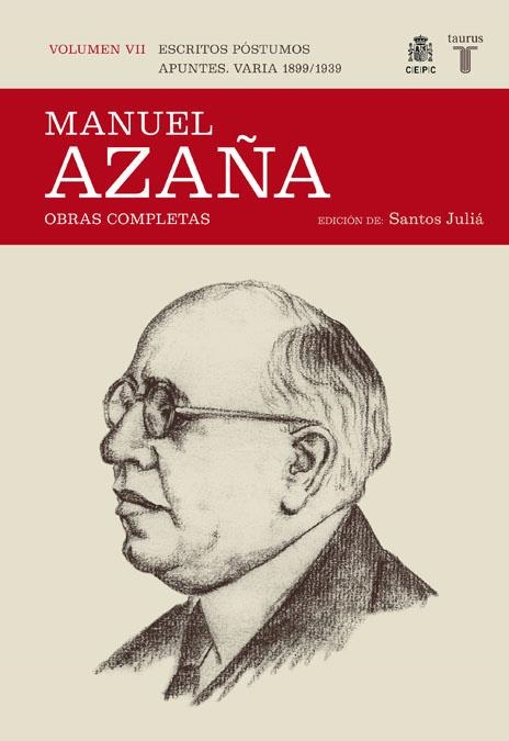 MANUEL AZAÑA VOL VII | 9788430607532 | JULIA