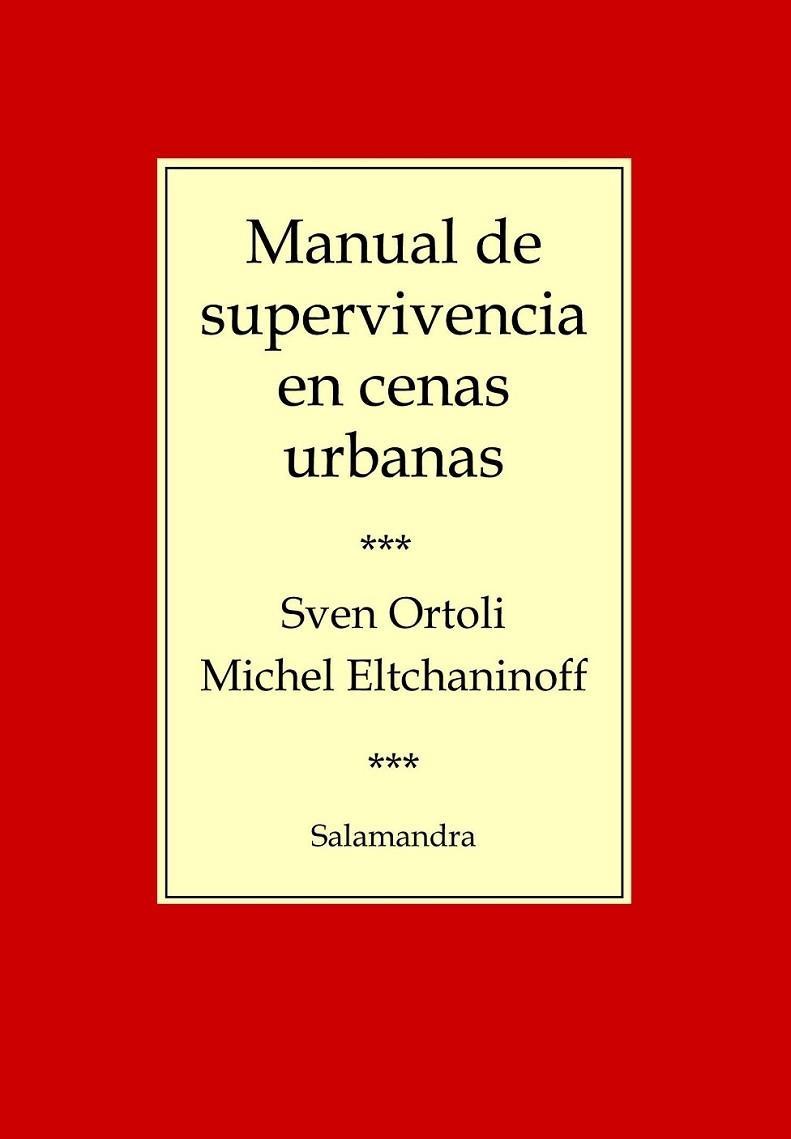 MANUAL DE SUPERVIVENCIA EN CENAS | 9788498381832 | VARIOS