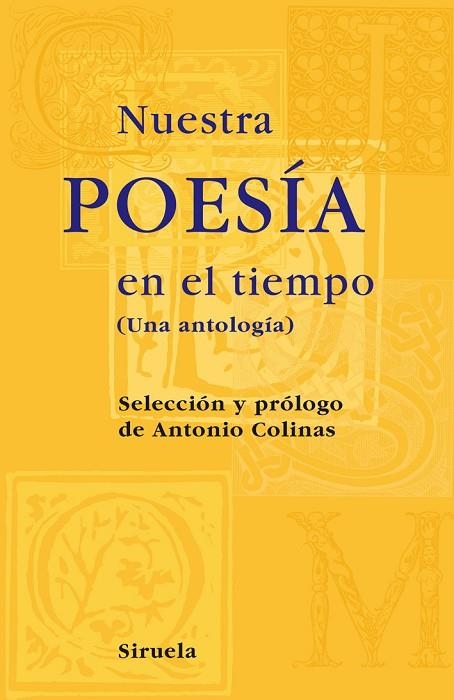 NUESTRA POESIA EN EL TIEMPO | 9788498412864 | COLINAS