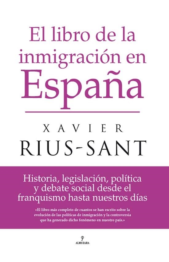 EL LIBRO DE LA INMIGRACION EN | 9788496710634 | SANT