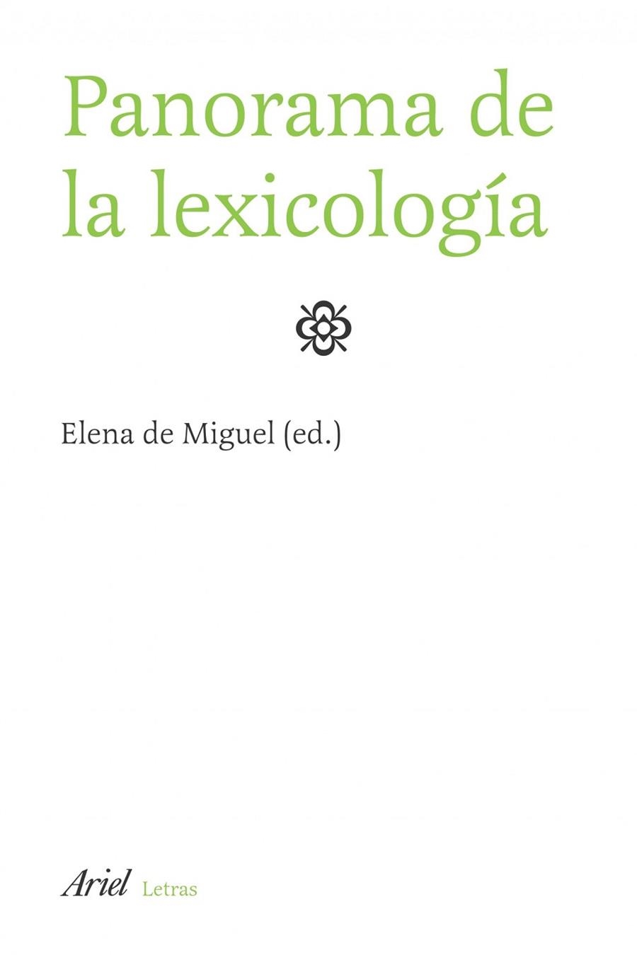 PANORAMA DE LA LEXICOLOGIA | 9788434482791 | MIGUEL