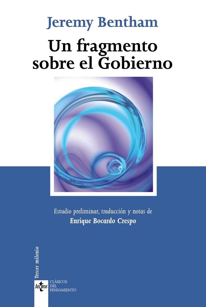 UN FRAGMENTO SOBRE EL GOBIERNO | 9788430950478 | BENTHAM