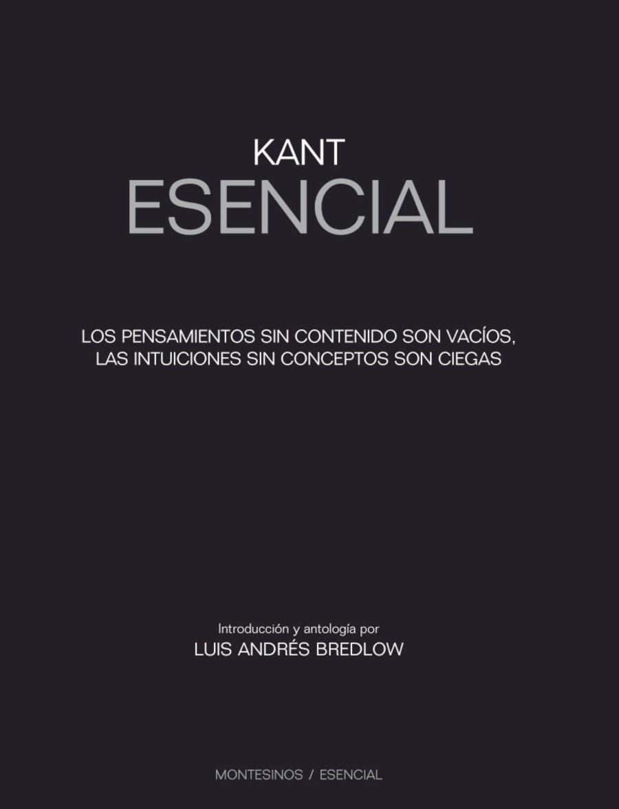 KANT ESENCIAL | 9788492616596 | BREDLOW, LUIS ANDRéS