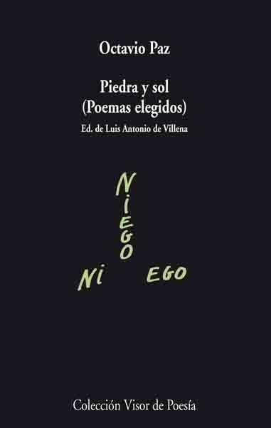 PIEDRA Y SOL POEMAS ELEGIDOS | 9788475226668 | PAZ, OCTAVIO