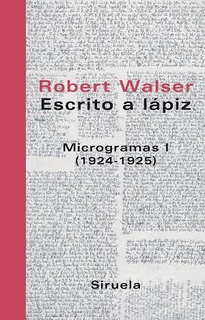 ESCRITO A LAPIZ | 9788478448777 | ROBERT WALSER