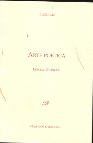 ARTE POETICA | 9788498498837 | HORACIO