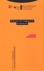 FILOSOFIA DEL LENGUAJE II | 9788481643336