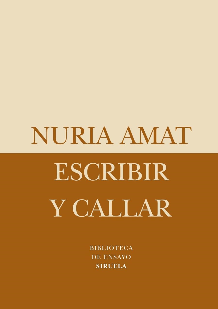 ESCRIBIR Y CALLAR | 9788498413656 | AMAT