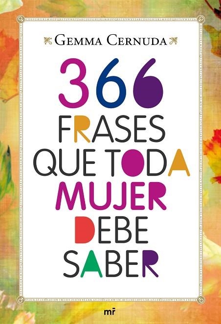 366 FRASES QUE TODA MUJER DEBE | 9788427037083 | CERNUDA