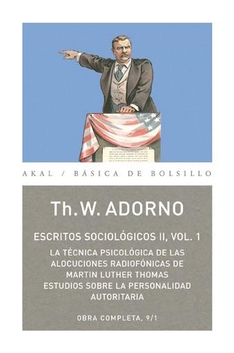 ESCRITOS SOCIOLOGICOS II, VOL I | 9788446016830 | ADORNO