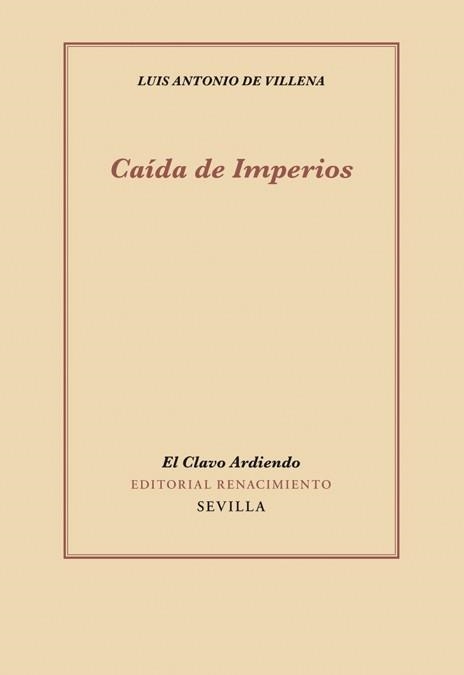 CAIDA DE IMPERIOS | 9788484726241 | VILLENA