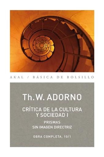 CRITICA DE LA CULTURA Y SOCIEDAD | 9788446016748 | ADORNO