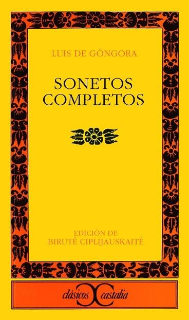 SONETOS COMPLETOS | 9788470390869 | GONGORA