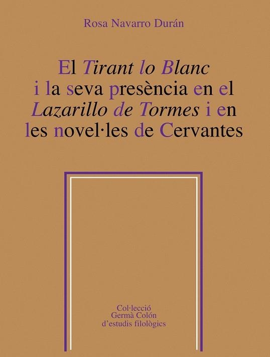 EL TIRANT LO BLANC I LA SEVA | 9788498833812 | DURAN