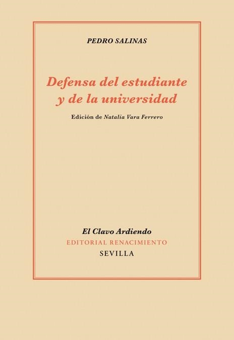 DEFENSA DEL ESTUDIANTE | 9788484726463 | SALINAS