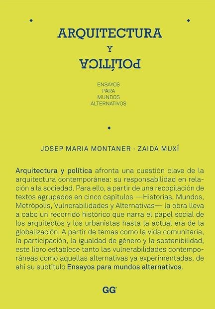 ARQUITECTURA Y POLITICA | 9788425224379 | VARIS