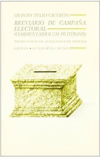 BREVIARIO DE LA CAMPAÑA ELECTORAL | 9788477690788 | QUINTO TULIO CICERÓN
