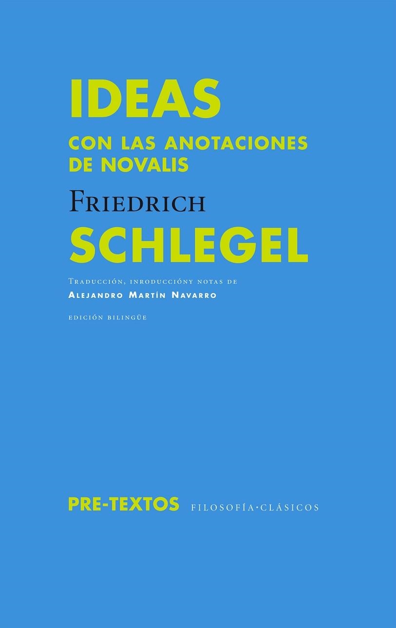 IDEAS CON LAS ANOTACIONES DE NOV | 9788492913787 | SCHLEGEL