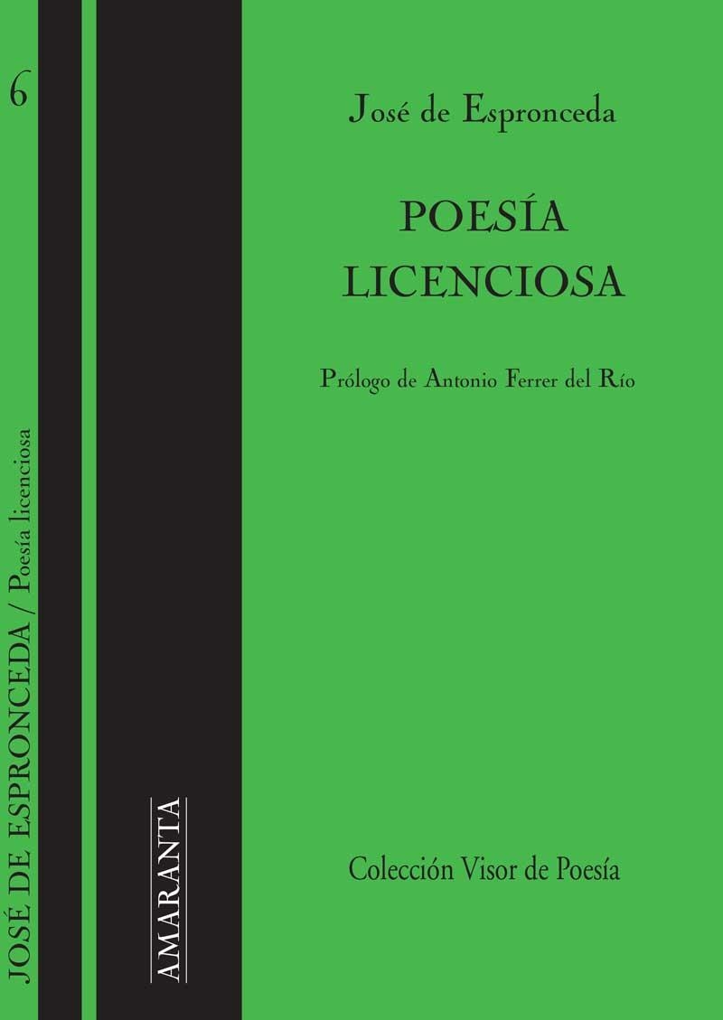 POESIA LICENCIOSA | 9788498950717 | ESPRONCEDA