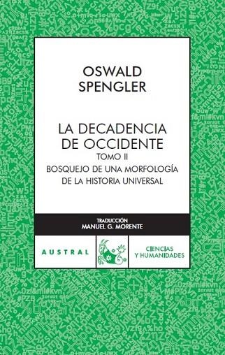 LA DECADENCIA DE OCCIDENTE | 9788467023466 | SPENGLER