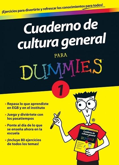 CUADERNO DE CULTURA GENERAL I | 9788432900686 | AA. VV.