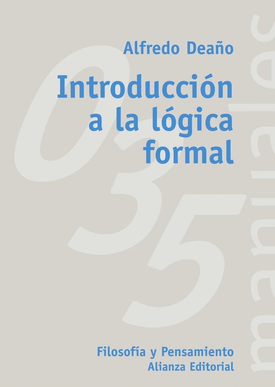 INT. A LA LÓGICA FORMAL | 9788420686813 | DEAÑO