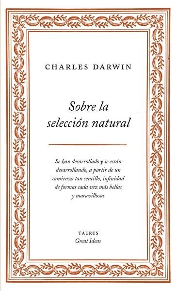 SOBRE LA SELECCION NATURAL | 9788430609277 | DARWIN