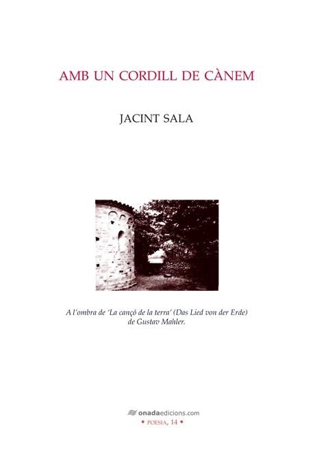 AMB UN CORDILL DE CANEM | 9788415221593 | SALA