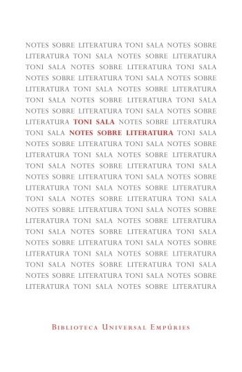 NOTES SOBRE LITERATURA | 9788497877572 | SALA, TONI