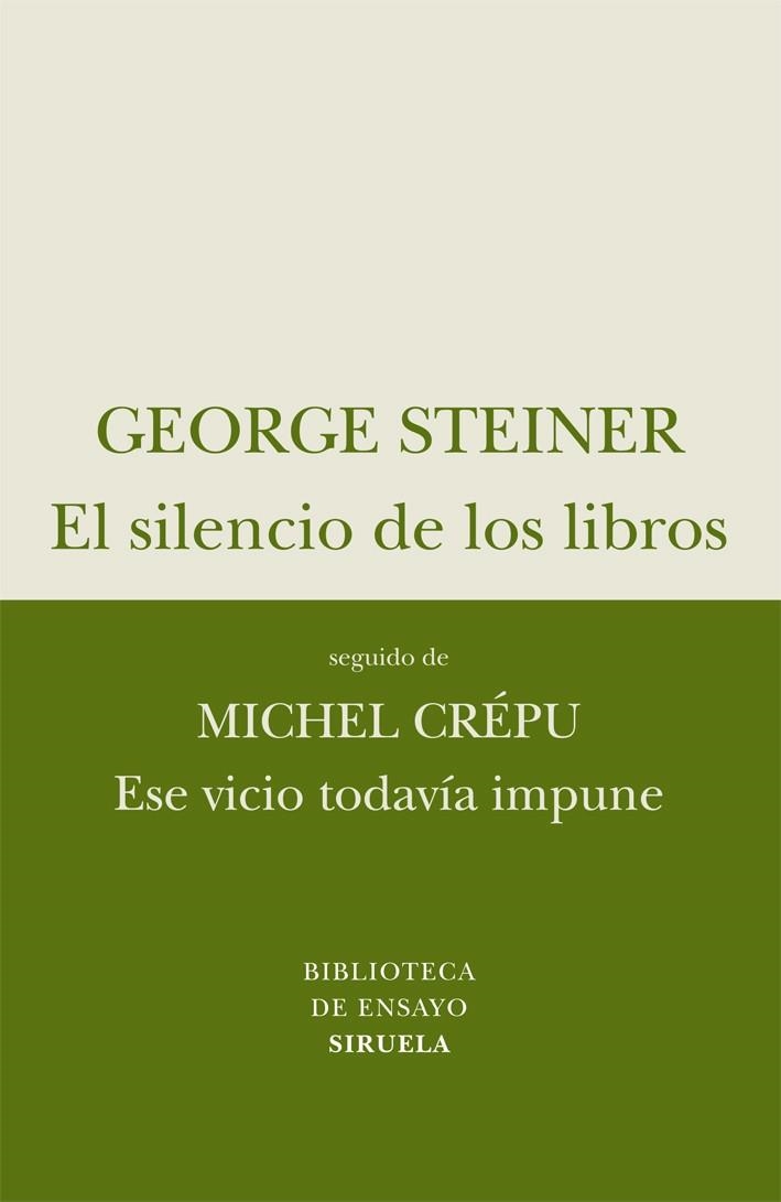 EL SILENCIO DE LOS LIBROS | 9788498414257 | STEINER