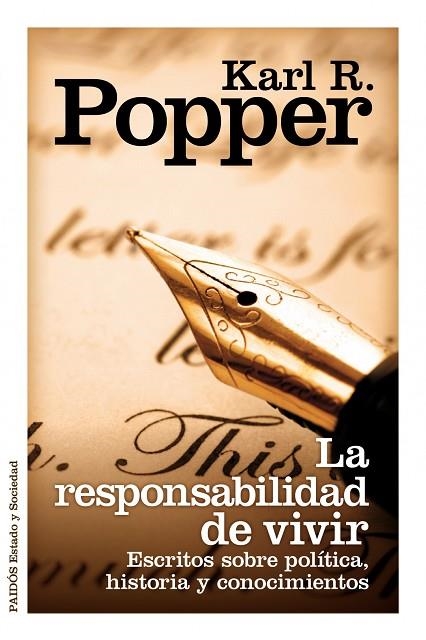 LA RESPONSABILIDAD DE VIVIR | 9788449325809 | POPPER