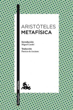 METAFÍSICA | 9788467028300 | ARISTOTELES